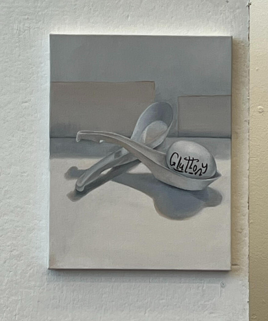 Egg Still LIfe, 2023 (oil on canvas)